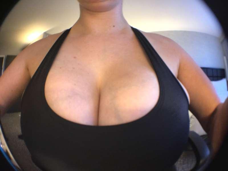 Does this sports bra make my boobs look big? :P lol...........