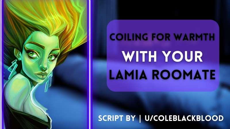 ASMR Roleplay | Coiling For Warmth With Your Lamia Roommate [Best Friends to Lovers] [And they were roommates] [Comfort] [Lamia] [Coiling] [Cuddling for warmth]