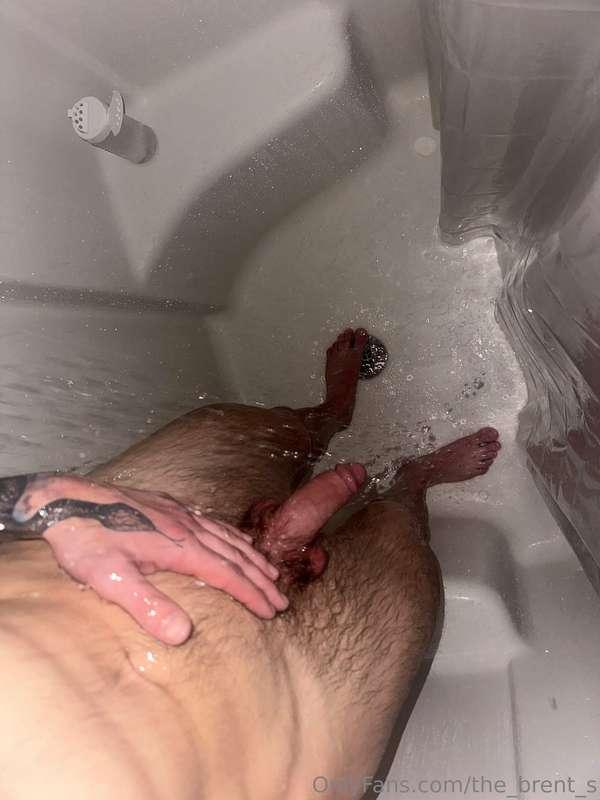 Softie in the warm shower