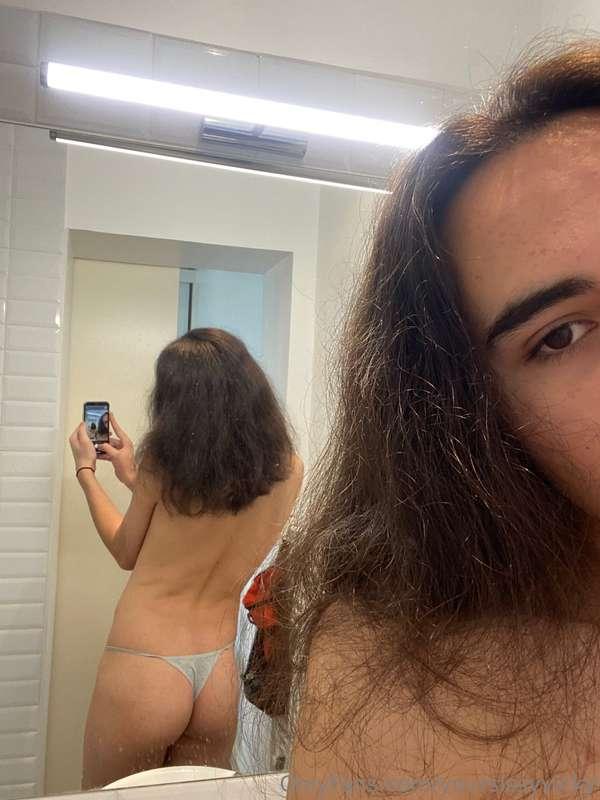 Other view of that cute dick-hungry little ass in a thong lo..