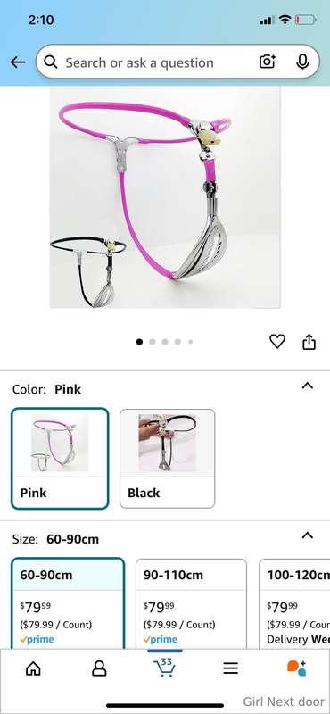 Want to control the next time I cum? Purchase this belt and ..