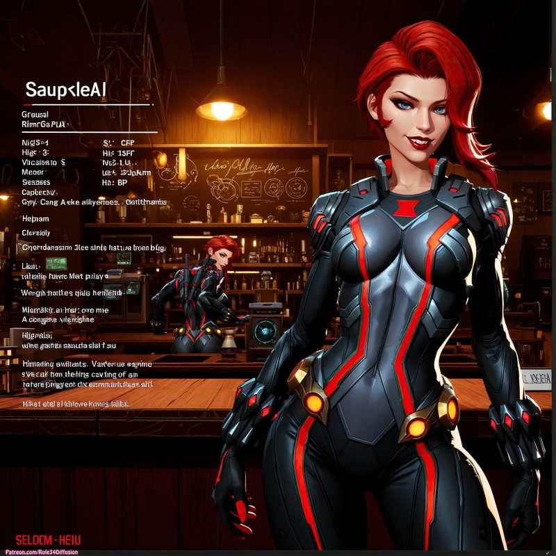 Black Widow of Marvel Rivals Sexy Poses [Gen 2.5]