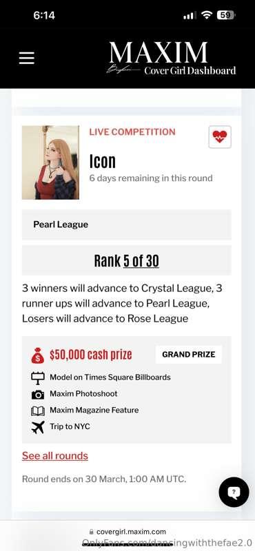 Been passed through to the next round!!! Ah! Reminder you ca..