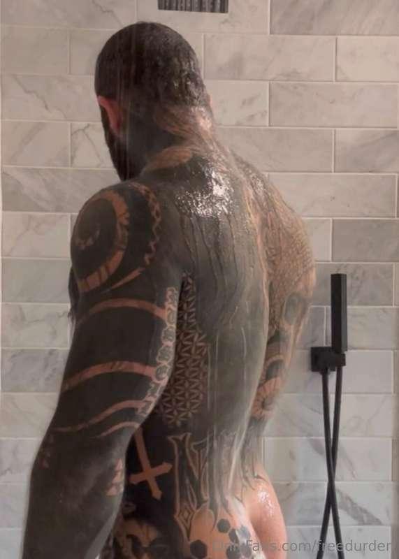 Super HOT shower video 🥵 Getting clean and getting off 😈