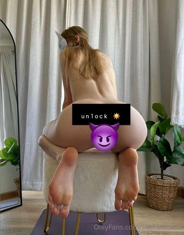 bent over and ready to take care of some stress relief 😋 com..