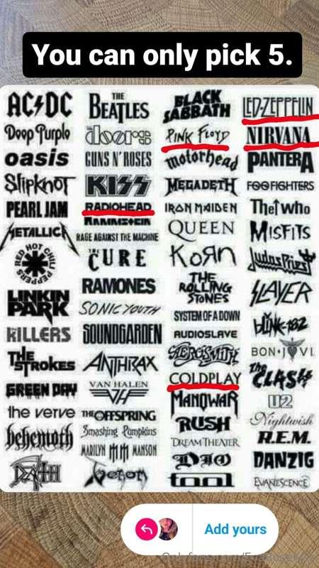🎶🎵 are you a music fan? 🎵🎶
What's your choice in that list? ..