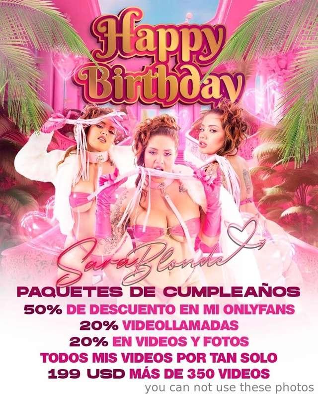 Súper promo🚨🚨🚨 28 de febrero 🎀🥳🥳 acepto todo tipo de regalos..