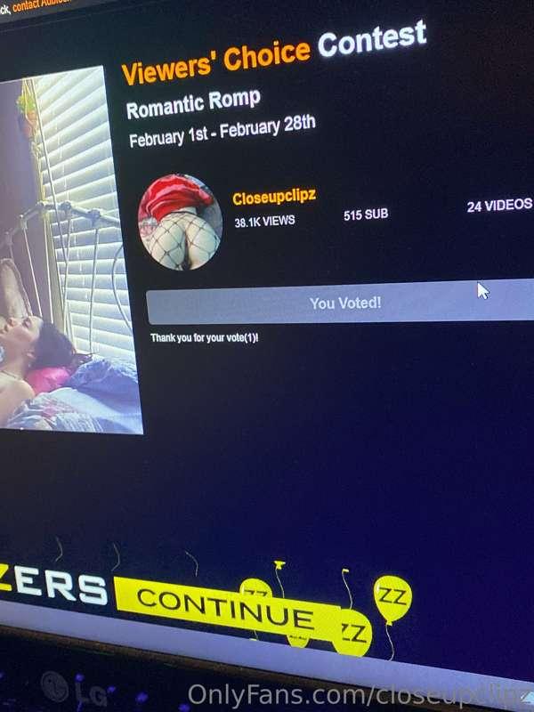 Vote for us in the New Romantic romp contest ! <3