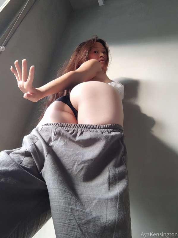 Whoops.. trousers are falling down..