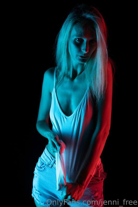 Blue and red light photoset. Unlock to see the entire set (7..
