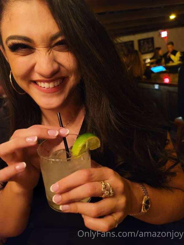 Do I look good out at the bar? I love a good drink, care to ..