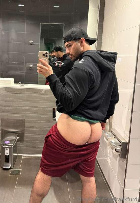 Meet me in the bathroom stall and show me why you deserve to..