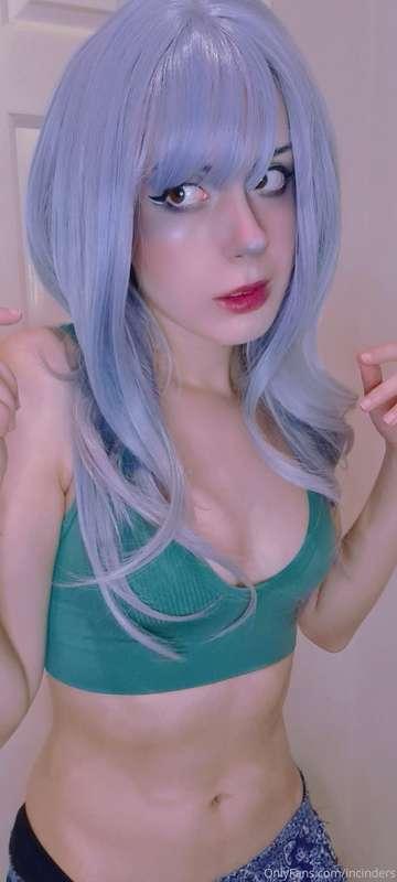 Dreamy new wig!! And I got this super comfy top today 😍