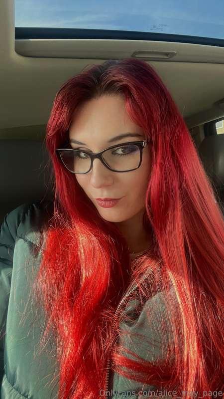 When I put on my glasses, I can feel the world getting brigh..