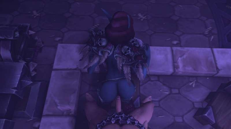 [WIP] Sylvanas pose 2. Doggy style!