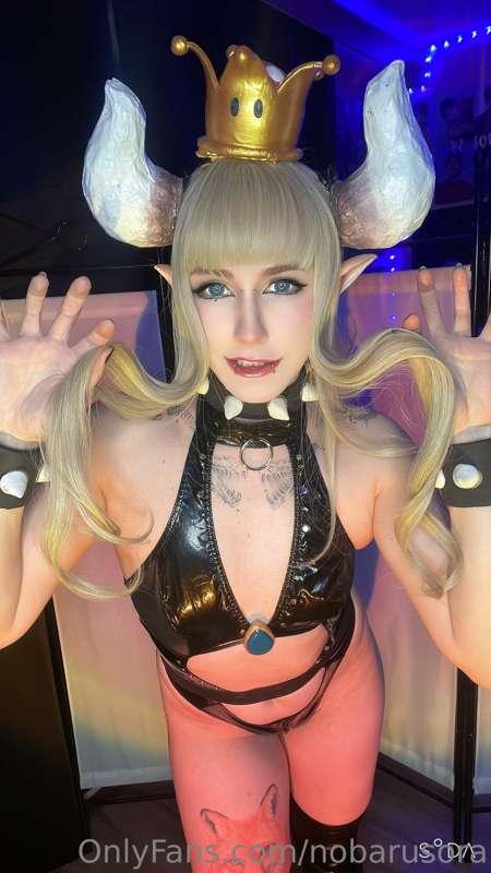 Today, I will be Bowsette: 😉 Ha! Your girls have no match wi..