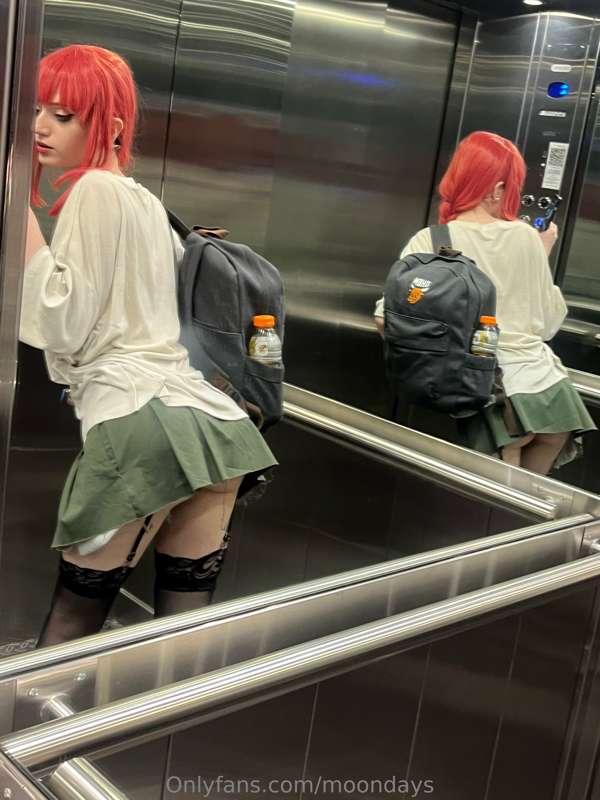 Maybe my skirt was a little short 🤔