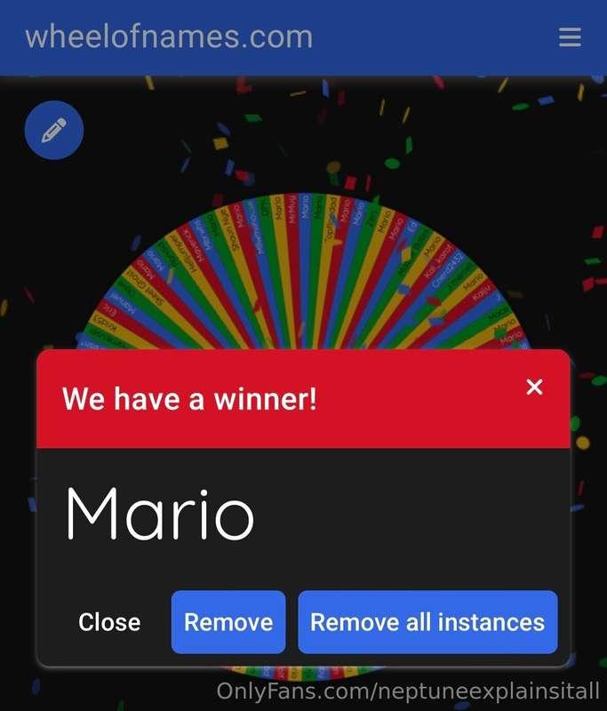 Congrats to Mario for winning the heart cut out thong and to..