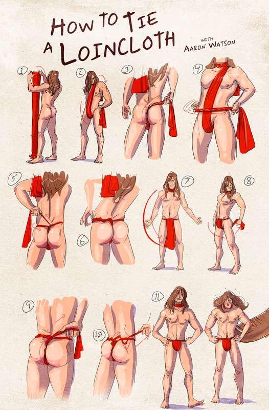 Commitment: How to Tie a Loincloth (full art)