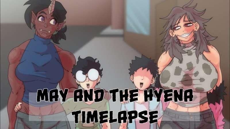 May and the Hyena - Art Timelapse