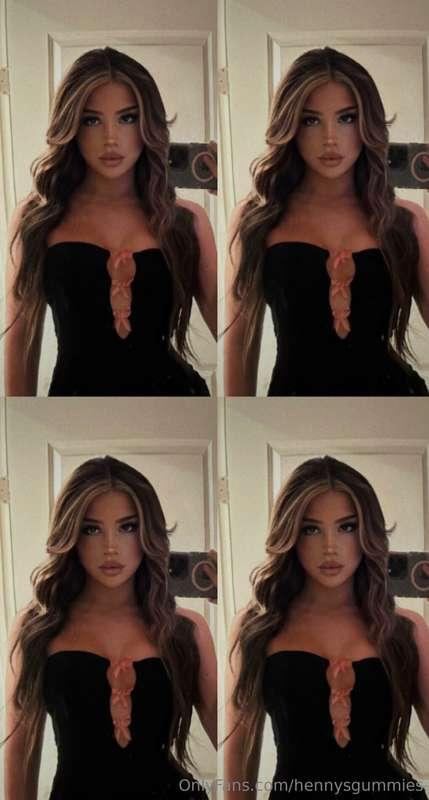 I love how I look in this dress, do you want to take it off ..