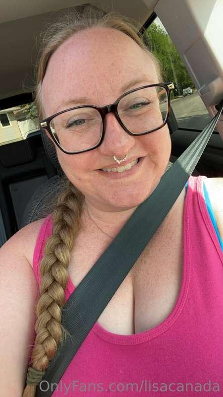 Running errands! How was your day? 😘