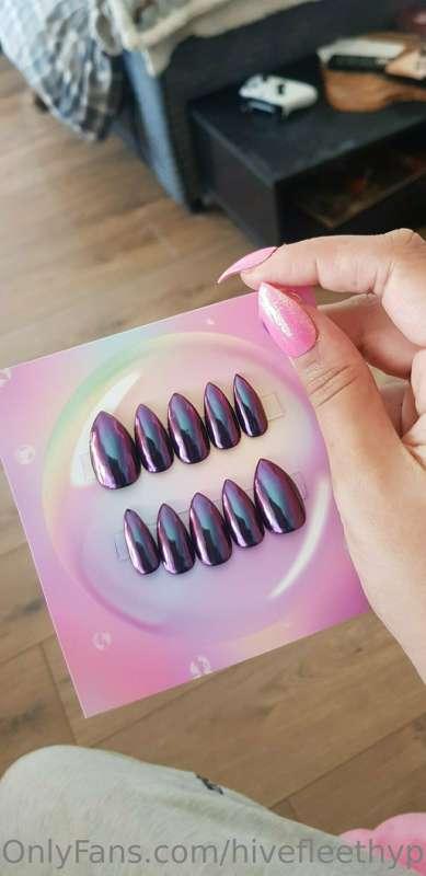 New nails arrived! For when I'm feeling,.....extra naughty ~..