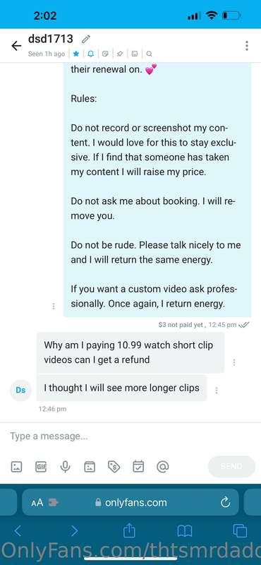 You been here for 60 mins. Get tf on. All the fucking full v..