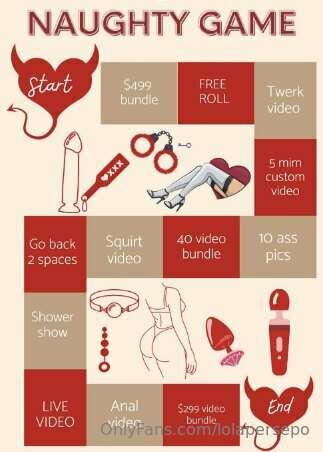 😈 NAUGHTY GAME 😈

Tip to roll the dice and see which prize d..