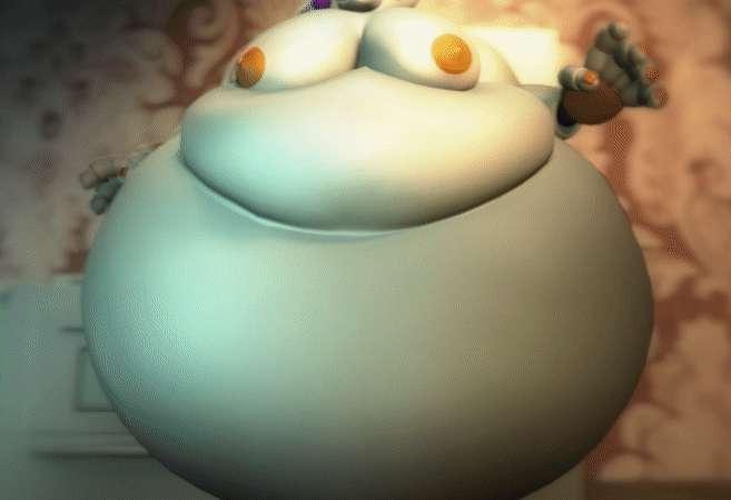 Lolbit Tummy Slap : Alt #2