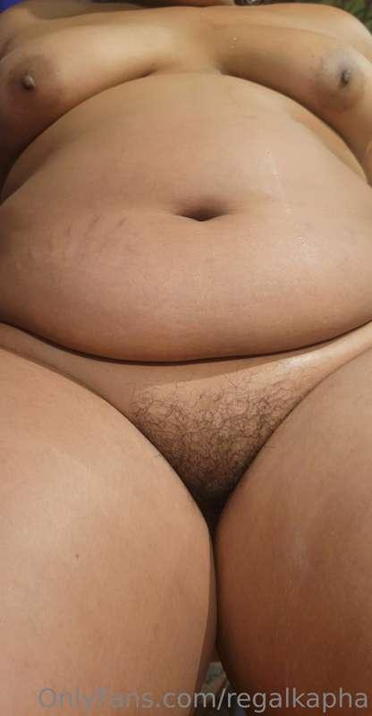 This is what my belly looks like after being tied up and for..