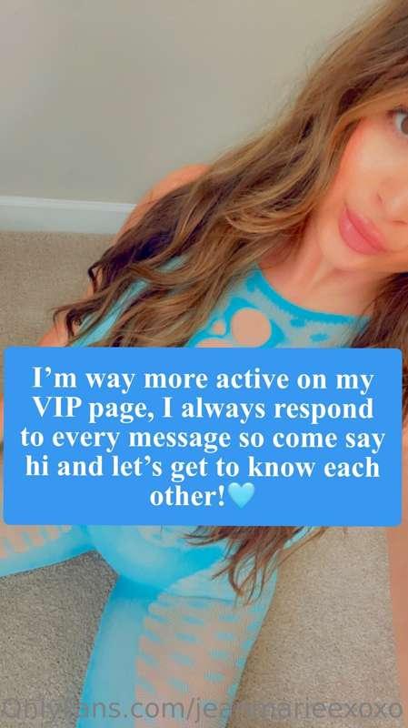 Make sure you head over to my VIP page if you want to get to..