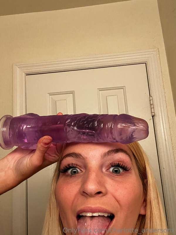 A little too excited for my new toy 😉 tip $16 to see me use ..