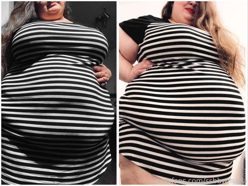 Comparison 2020 vs 2021 : Gotta love a stretchy dress 😅