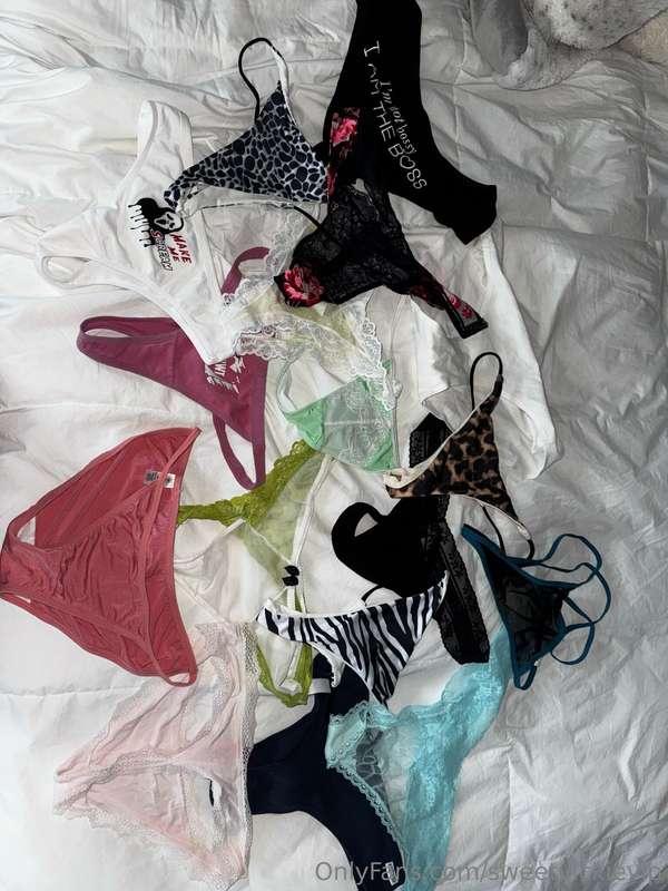 😈 FIRST $40 TIP GETS A PAIR OF WORN PANTIES FRESH OFF MY PUS..
