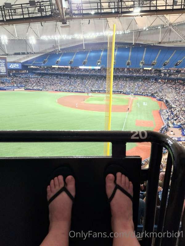Went to a baseball game the other day