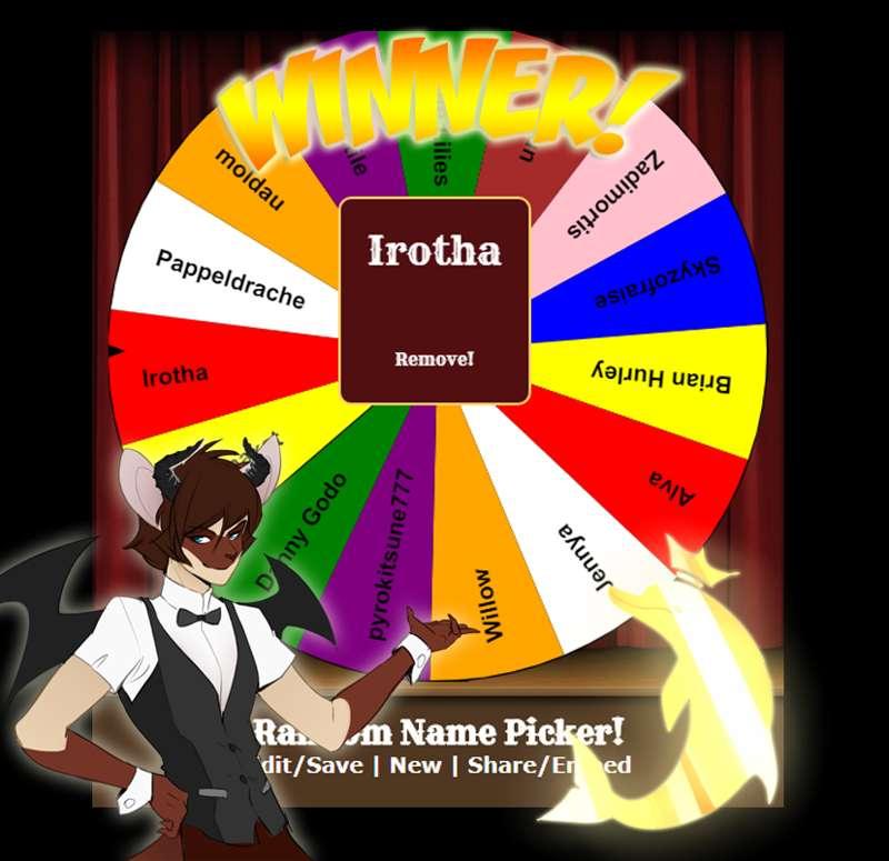 Art giveaway winner!!!