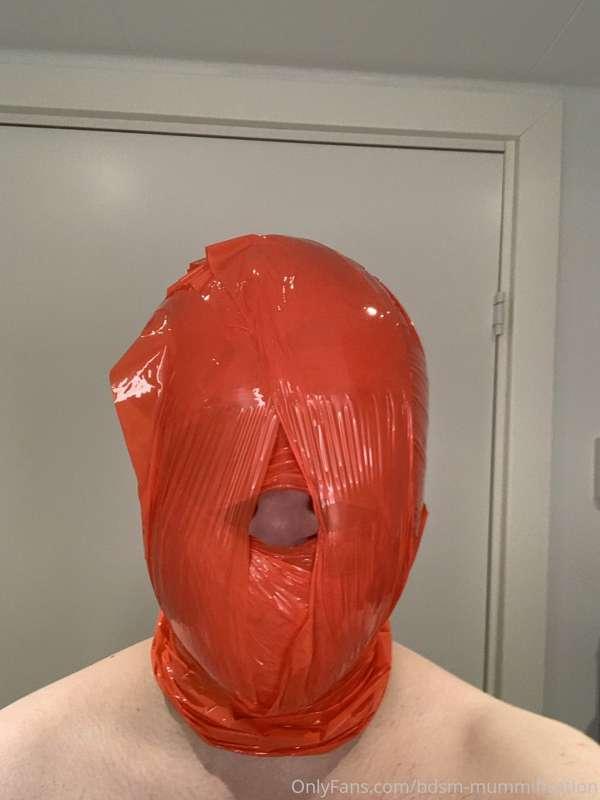 Having some fun with the red wrap.