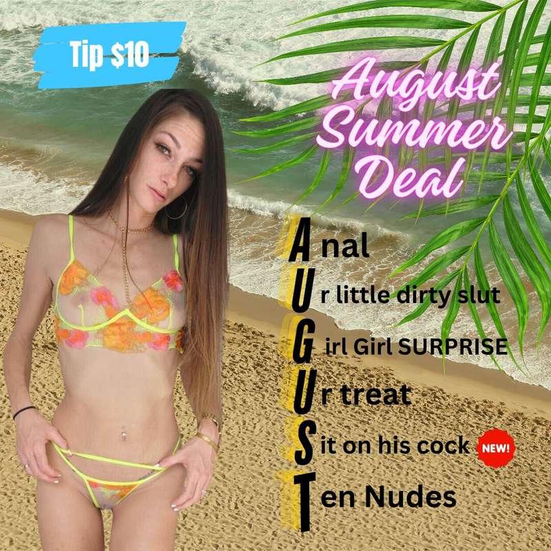 Summer is almost over 😩🌴🌺Enjoy my August Bundle now! $200 wo..