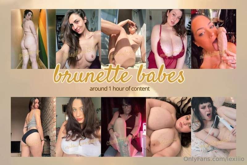 Actually, we think brunettes have more fun 😉 (10 FULL VIDEOS..