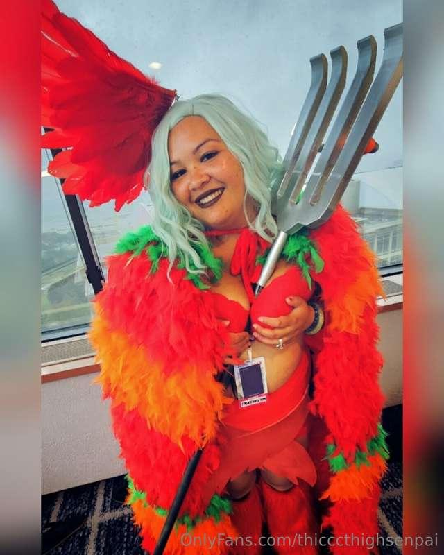 Warrior of the Chicken! What do you think about my cosplay??..