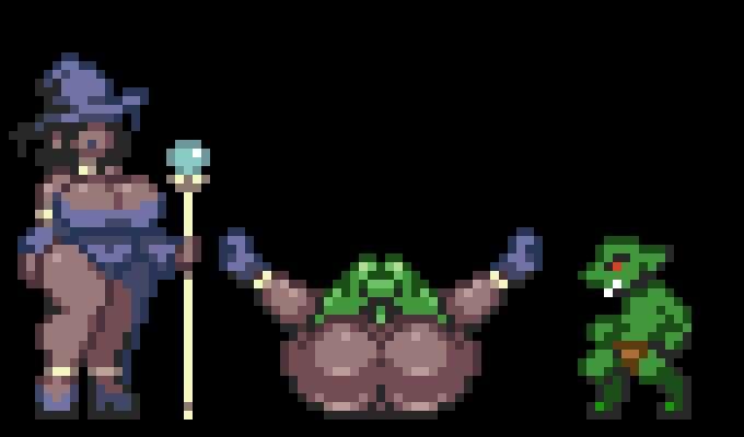 More Witch Sprites 