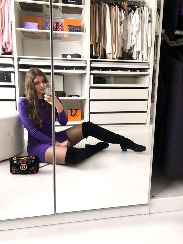 Because purple dresses are my favorite 👗💜😈