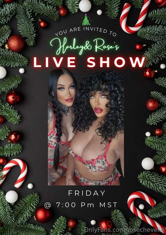 Come join me and @harleygunnervip tomorrow 😉