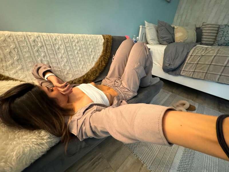 Feeling sleepy today, we should stay in bed together all day..