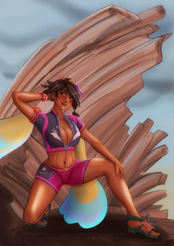 Poolparty Taliyah pin up