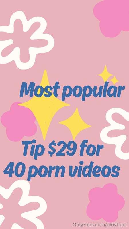 💌 < Special XXX offers > 💌  Tip $10 for 10 videos Tip $29 fo..