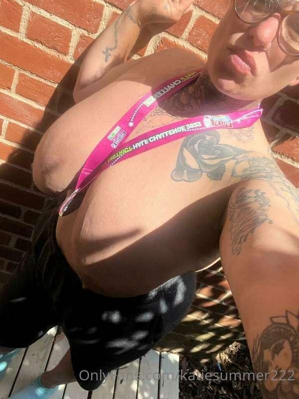 How I like to wear my medal. Topless