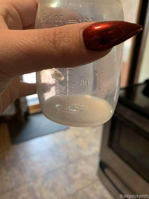 Thinking of going live tonight to show off some milk.