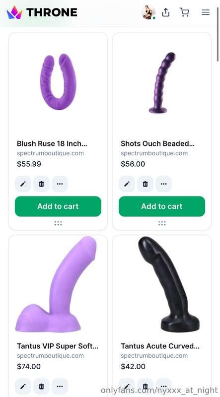 New things added to my Throne wishlist 😉😘 https://throne.com..